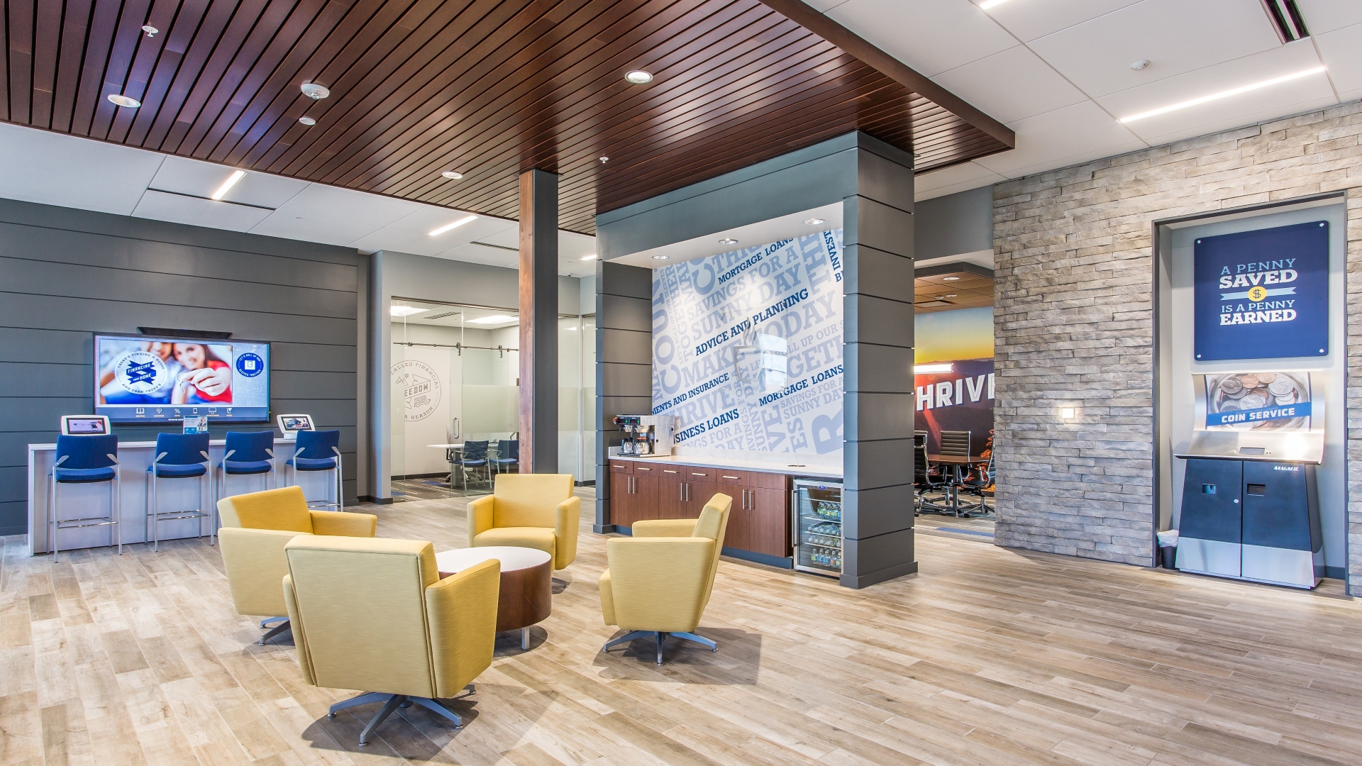 ORNL Federal Credit Union branch lobby