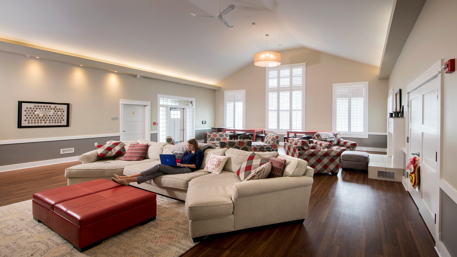 Valparaiso University Greek Housing living room