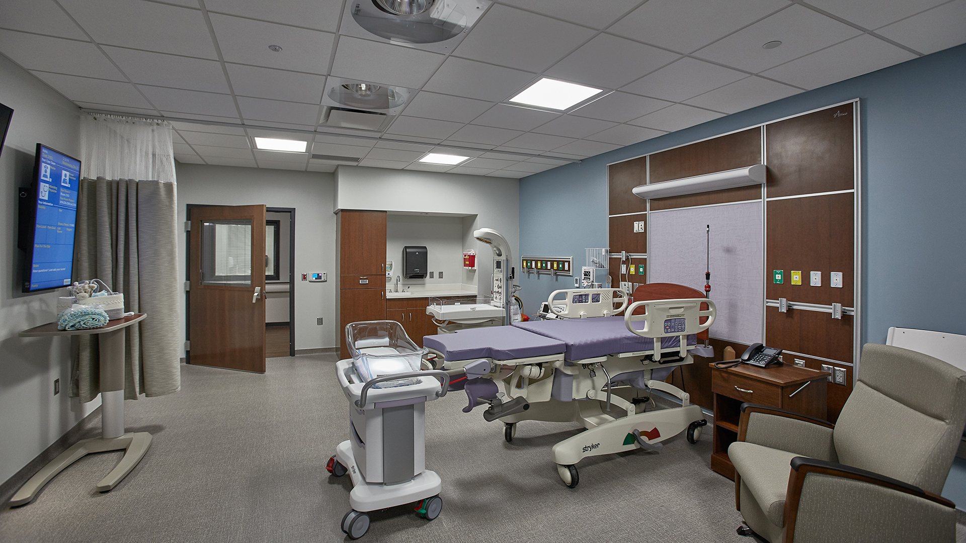 Van Wert Health Surgery and Inpatient Center Surgery Expansion Medium Patient Room