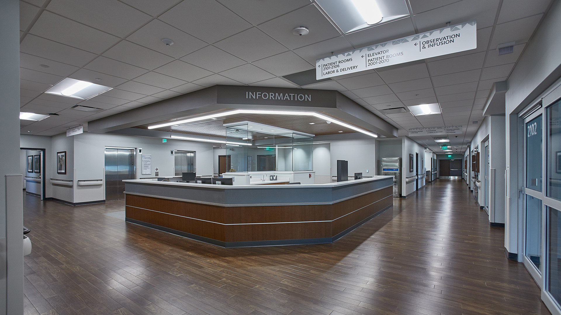 Van Wert Health Surgery and Inpatient Center Surgery Expansion Nurses Station