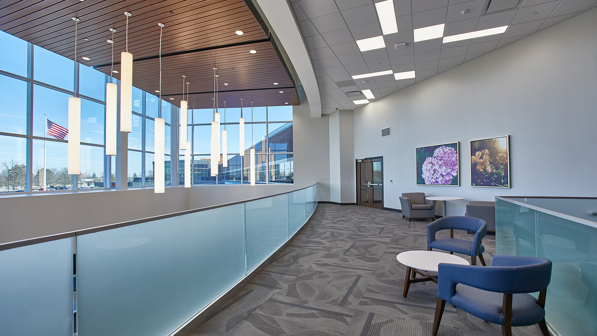 Van Wert Health Surgery and Inpatient Center Surgery Expansion Upstairs Waiting Area