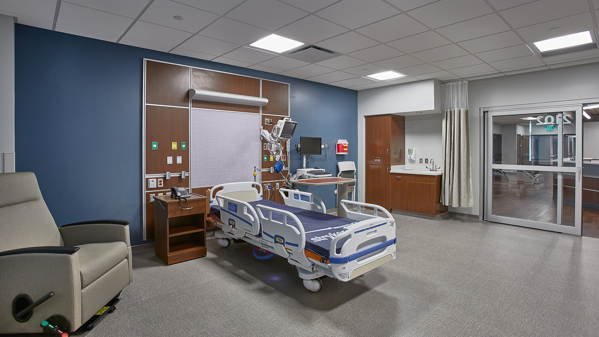 Van Wert Health Surgery and Inpatient Center Surgery Expansion Large Patient Room
