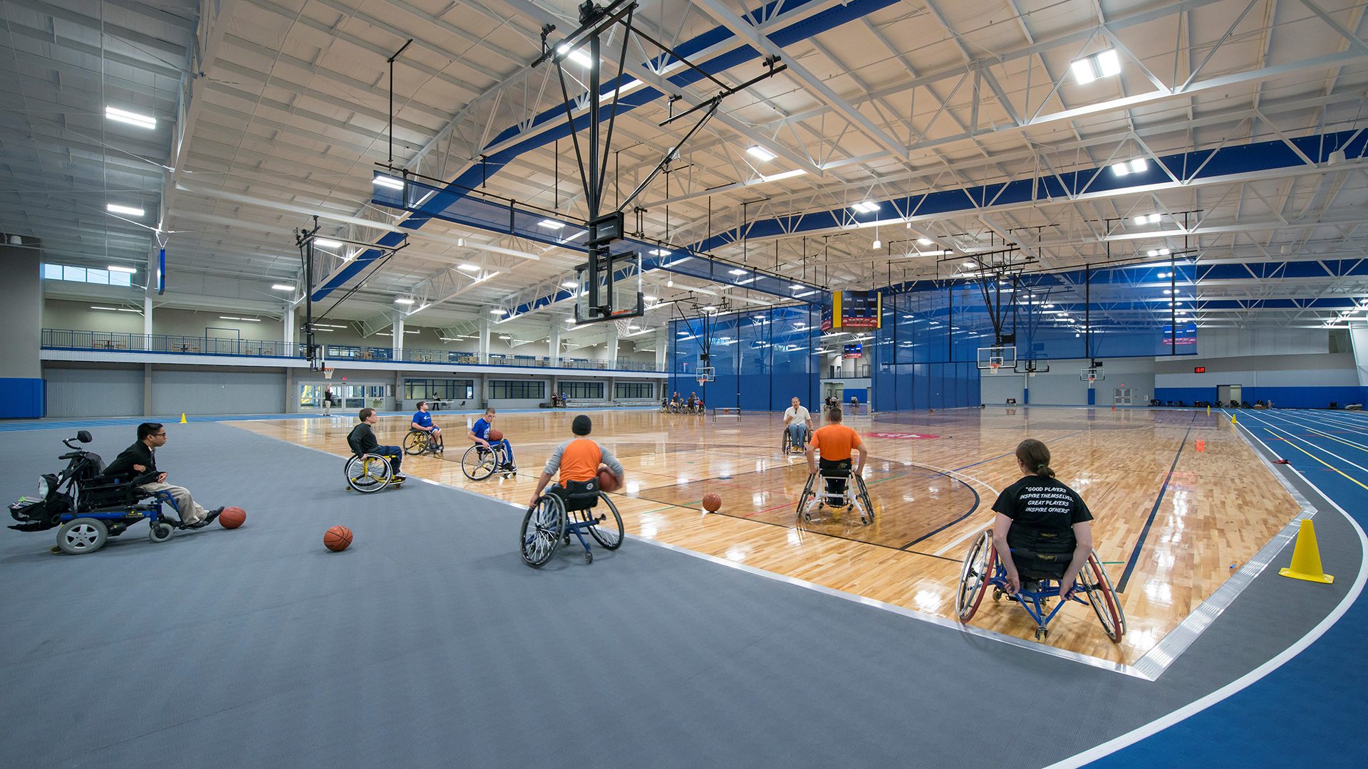 Turnstone Plassman Athletic Center wheelchair basketball
