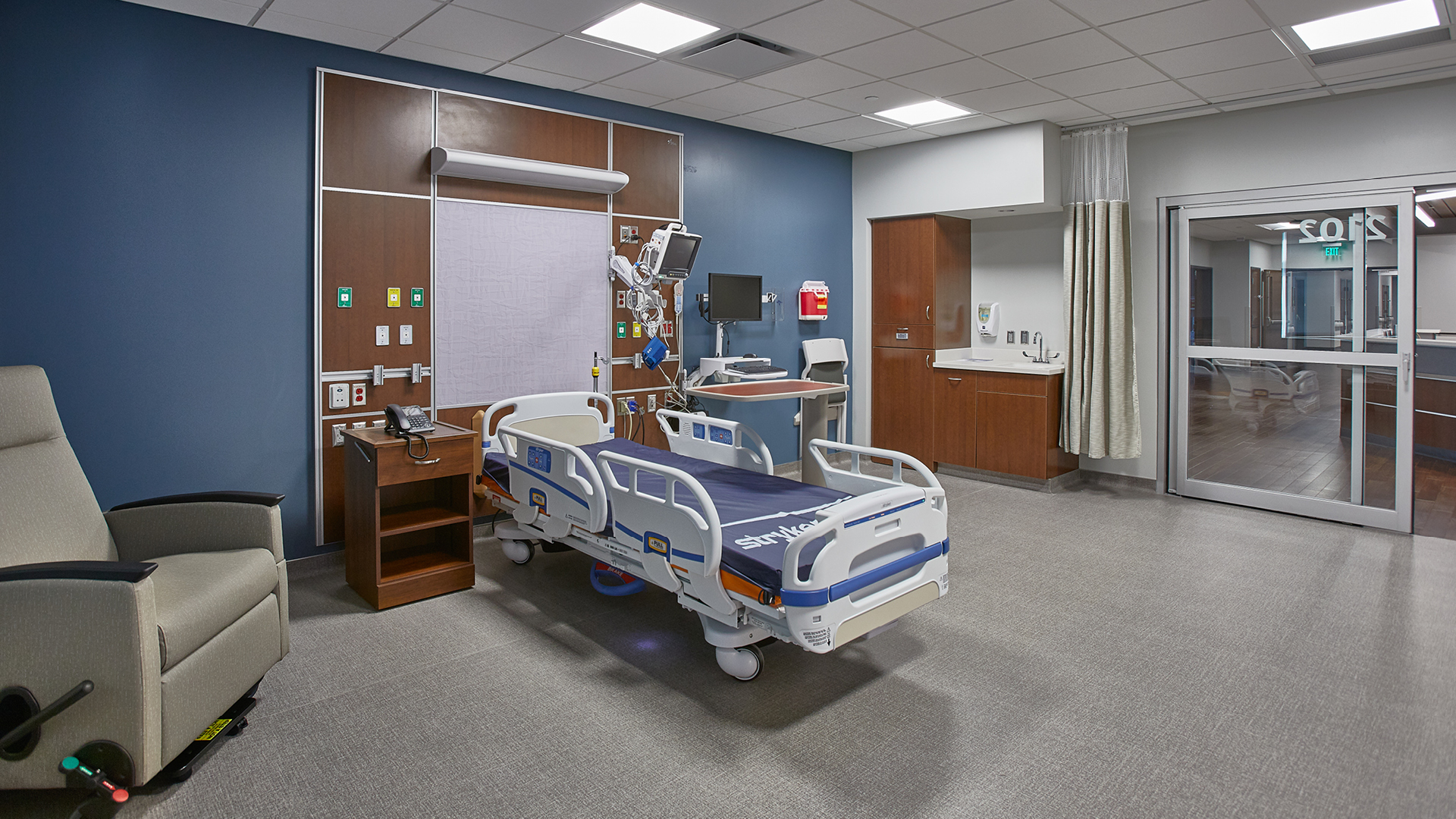 Van Wert Health Surgery & Inpatient Expansion patient room