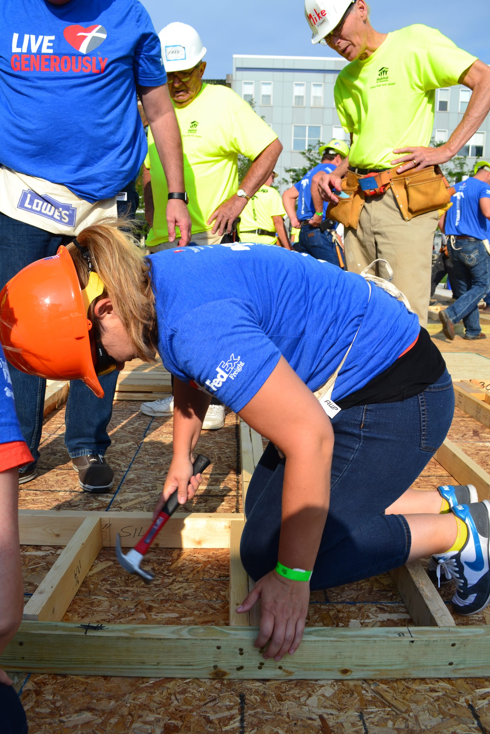 Habitat for Humanity wall framing