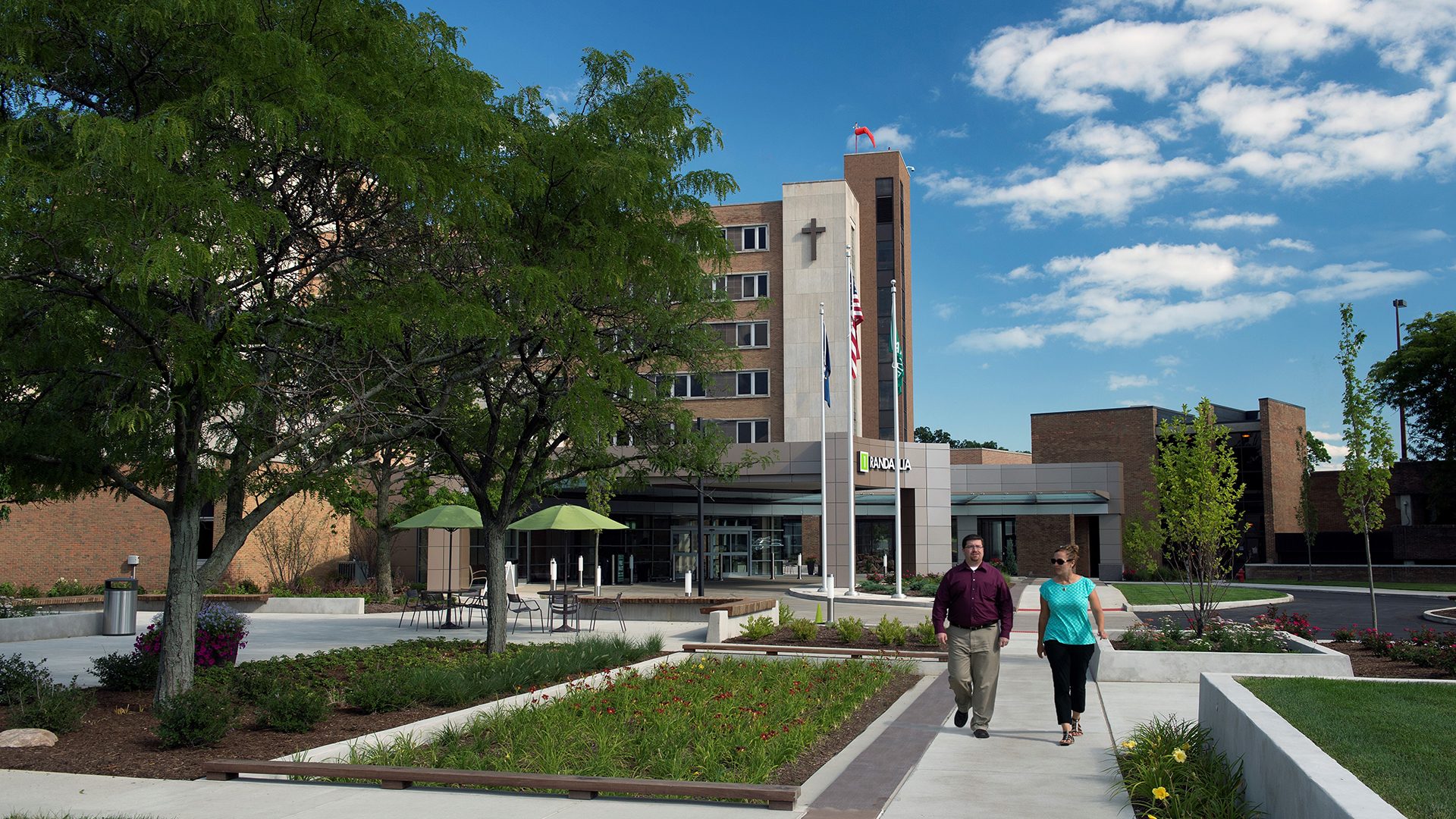 Parkview Randallia entrance walkway