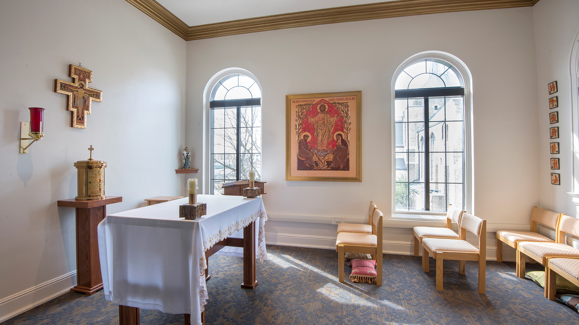 University of Saint Francis School of Business chapel