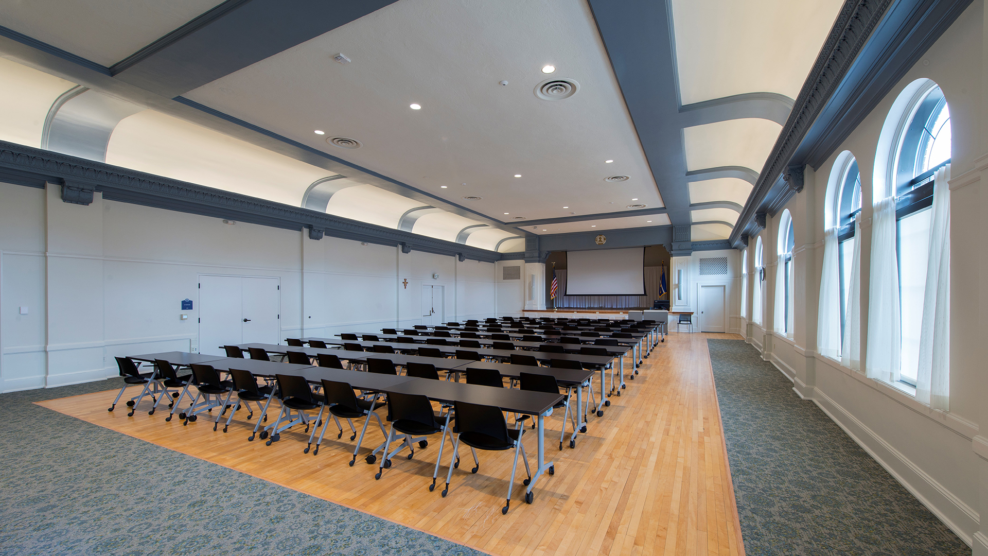 University of Saint Francis School of Business large classroom