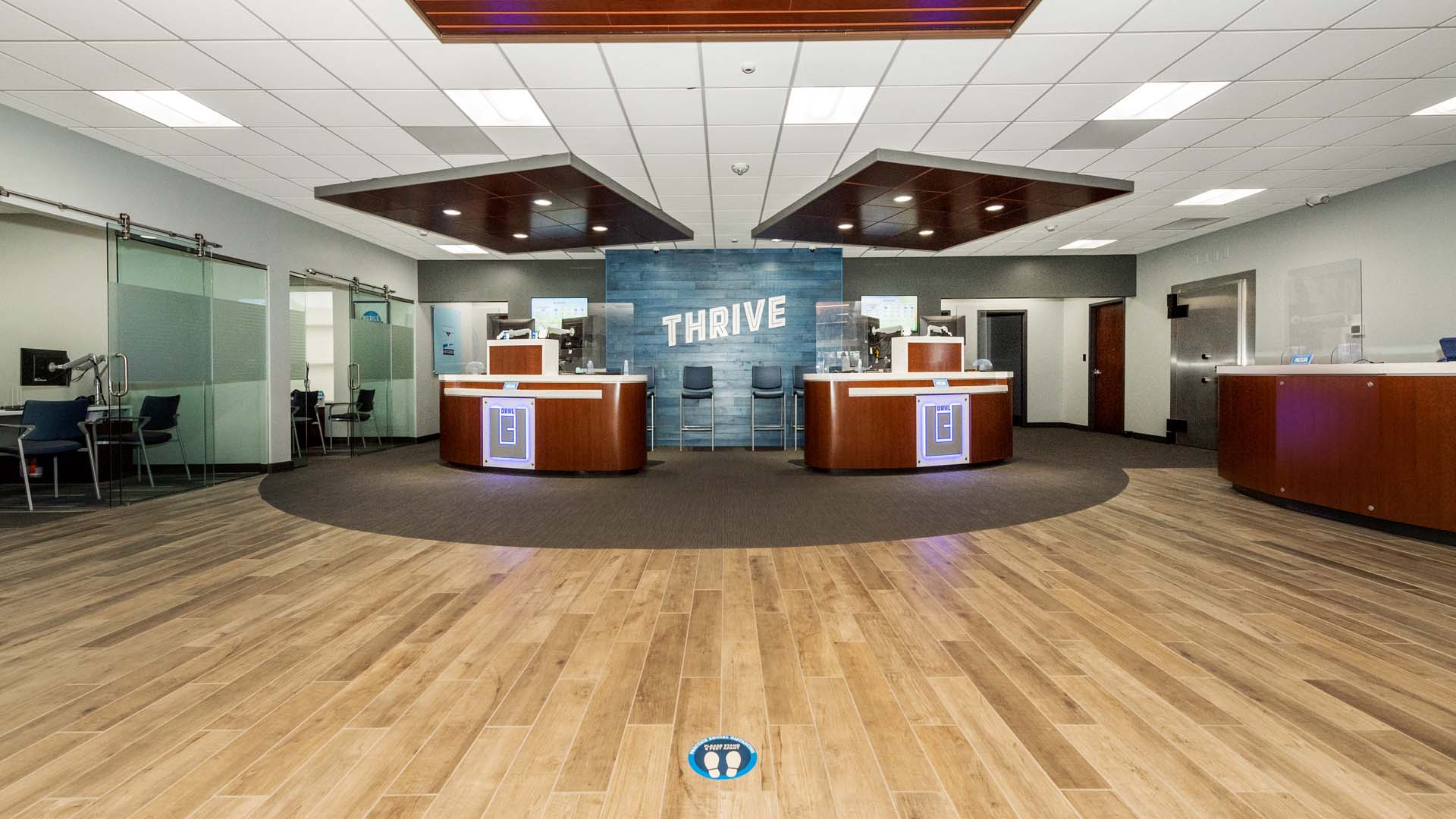 ORNL Federal Credit Union – Halls Branch teller pods