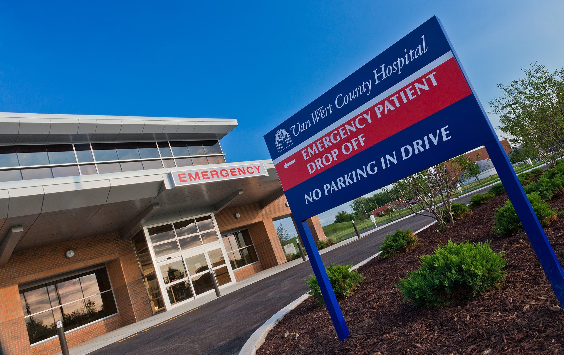 Van Wert County Hospital – Emergency Department wayfinding signage