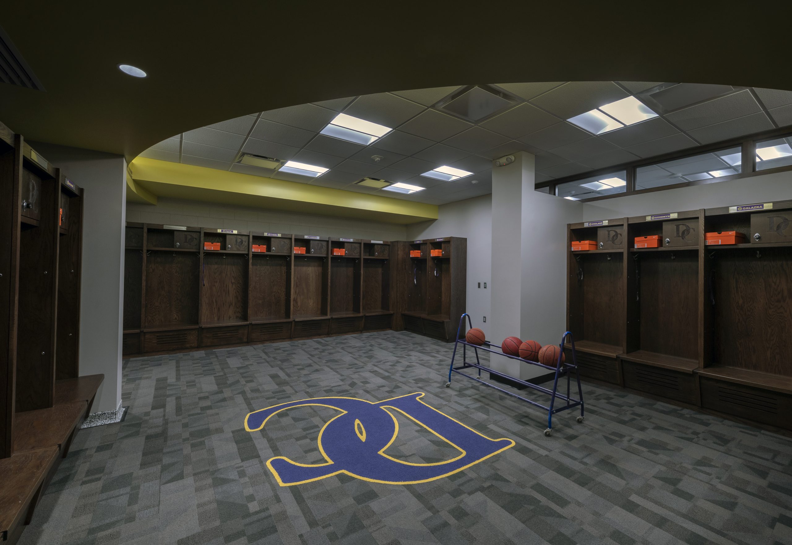 Defiance College – Athletics Renovation locker room