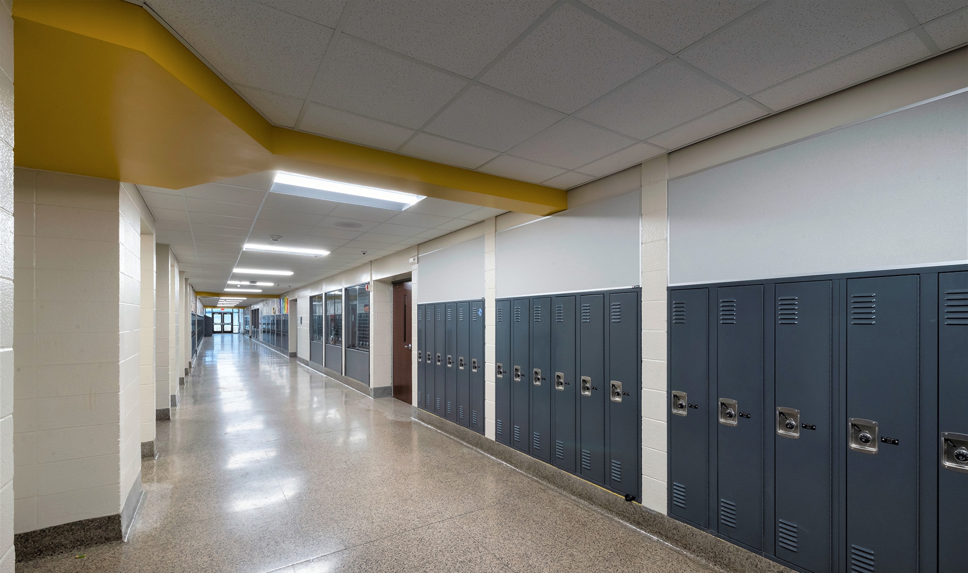Lane Middle School Hallway