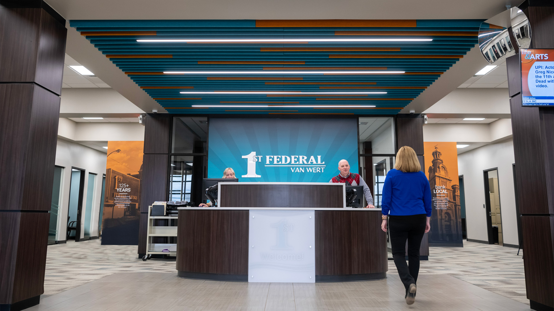 First Federal Bank Van Wert Teller Pods