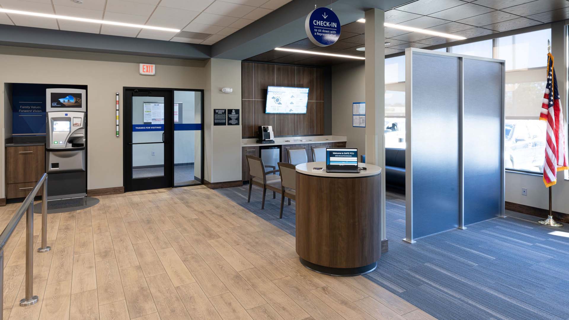 SAFE Federal Credit Union Red Bank Branch Lobby