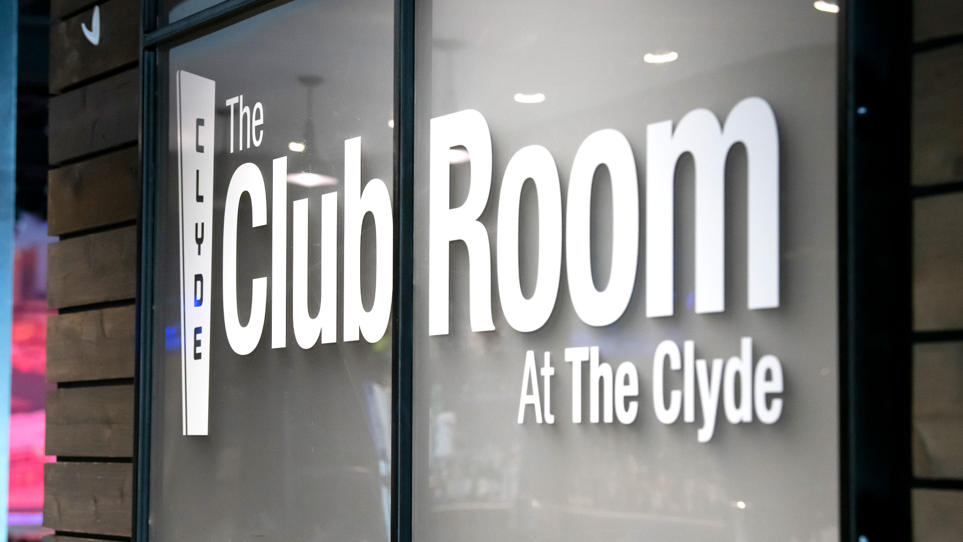 The Club Room - Sign