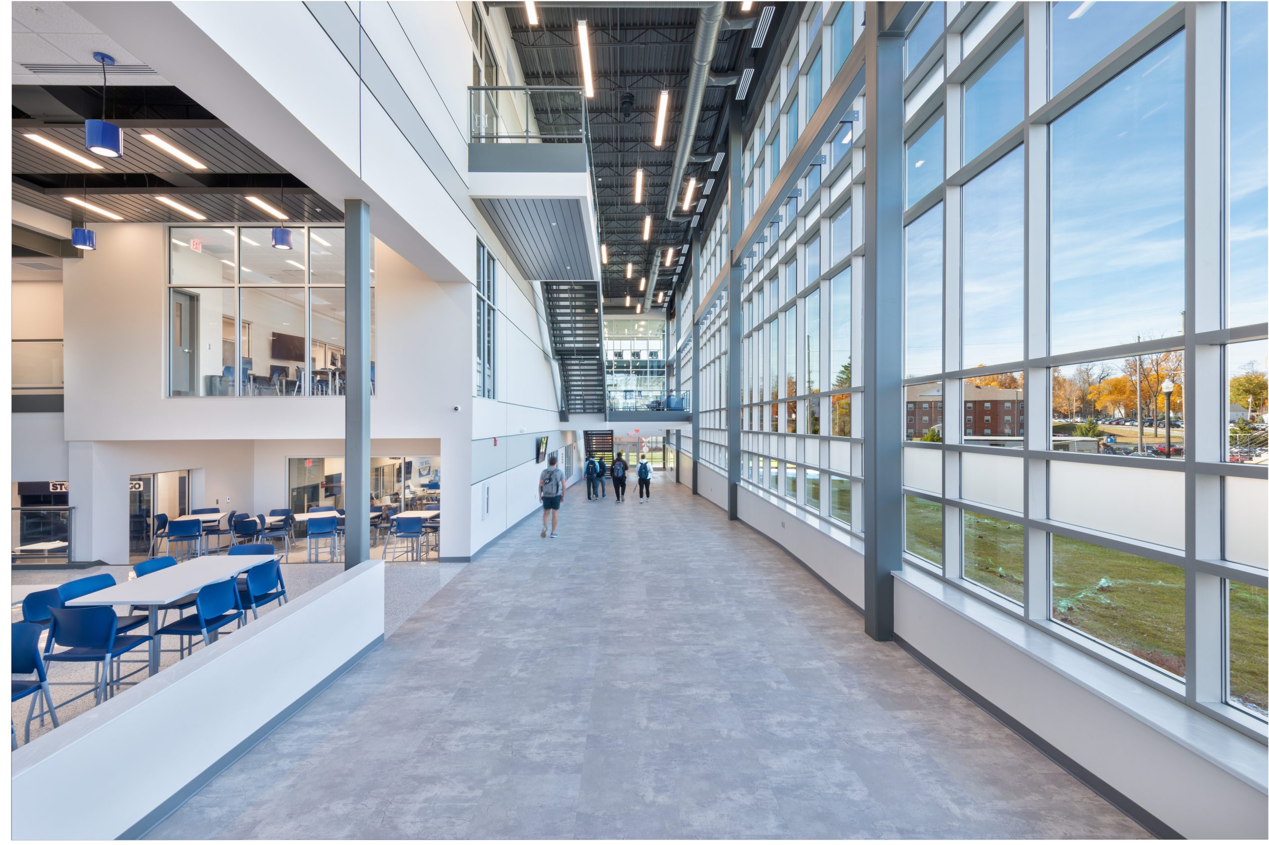 Trine University Engineering Building Hallway Education Architecture