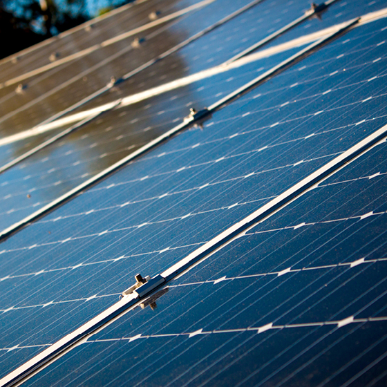 Solar Panel Close Up