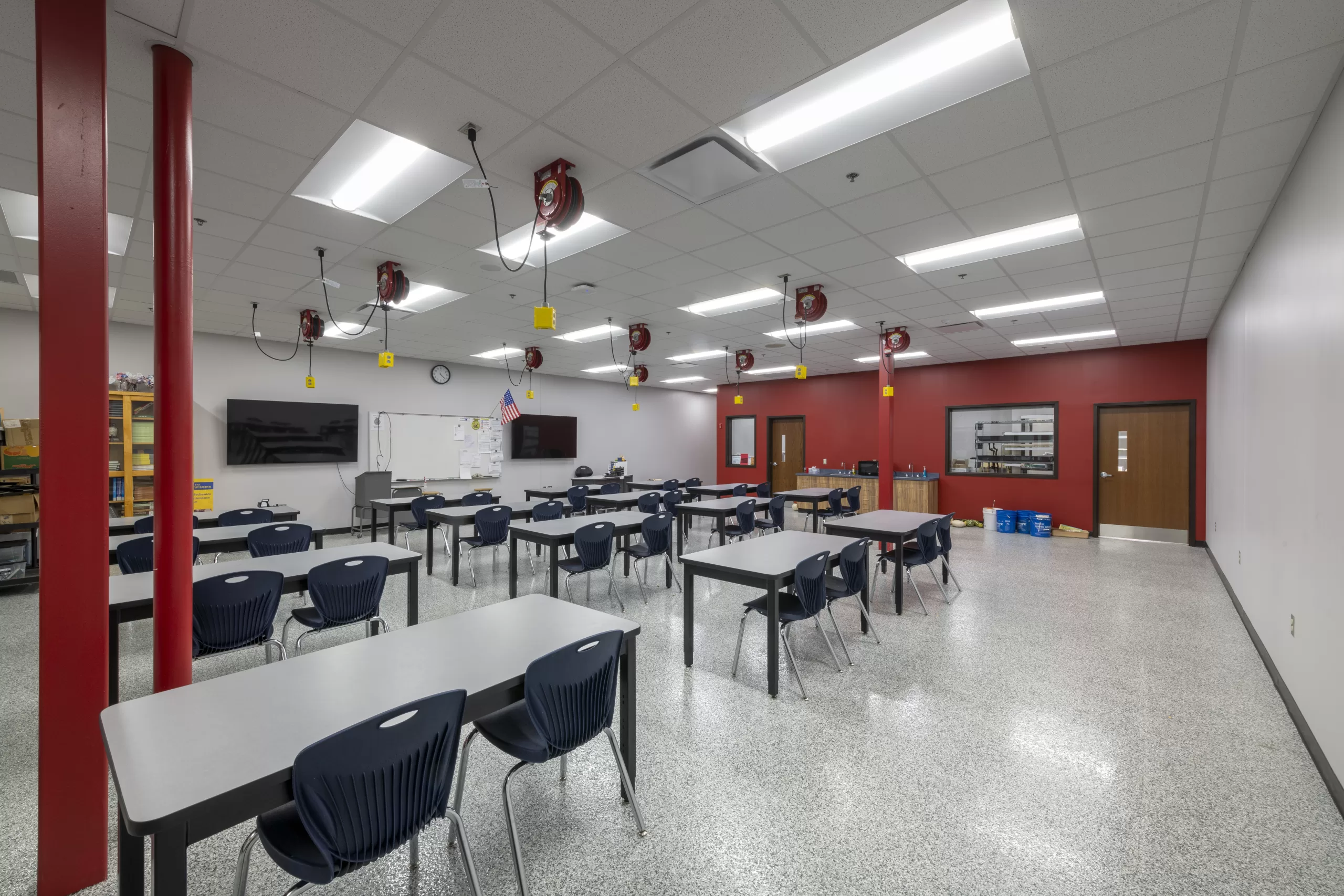 Adams Central High School Classroom Electrical Engineering Outlets