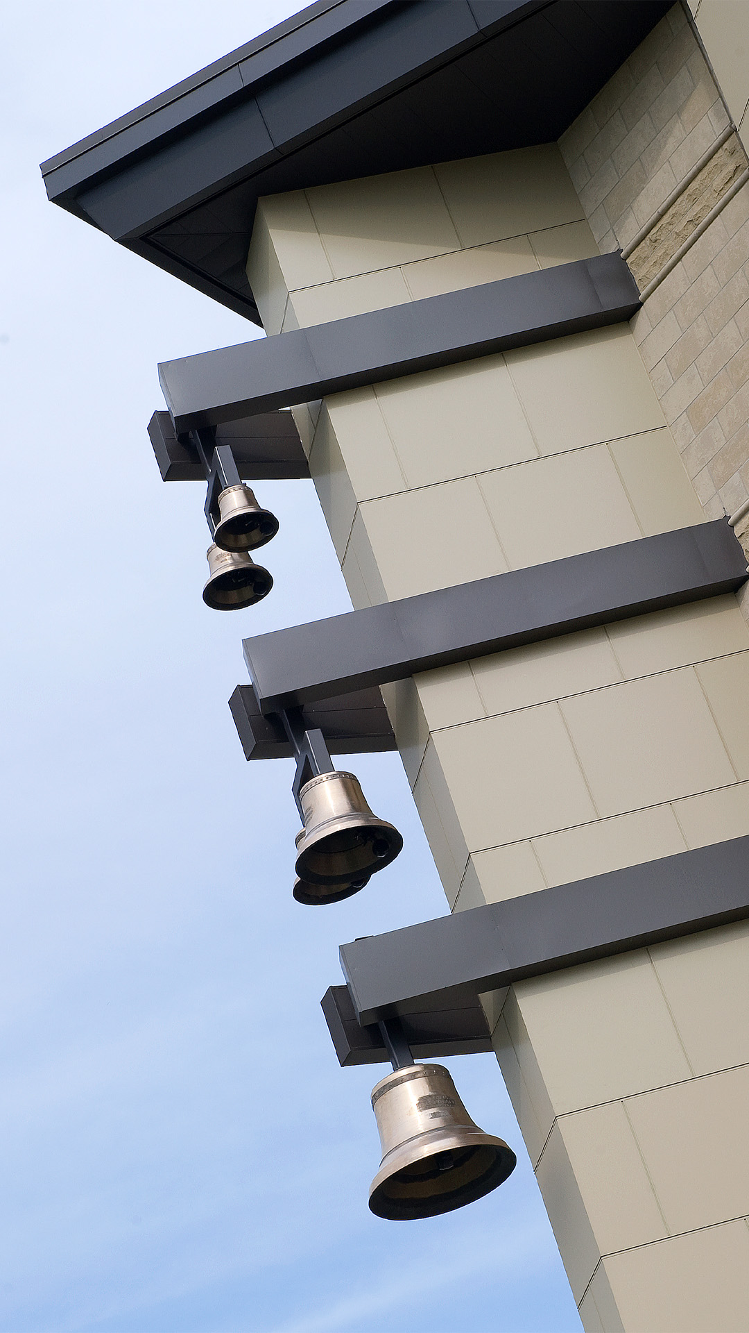 Indiana Wesleyan University Chapel Auditorium exterior bells.