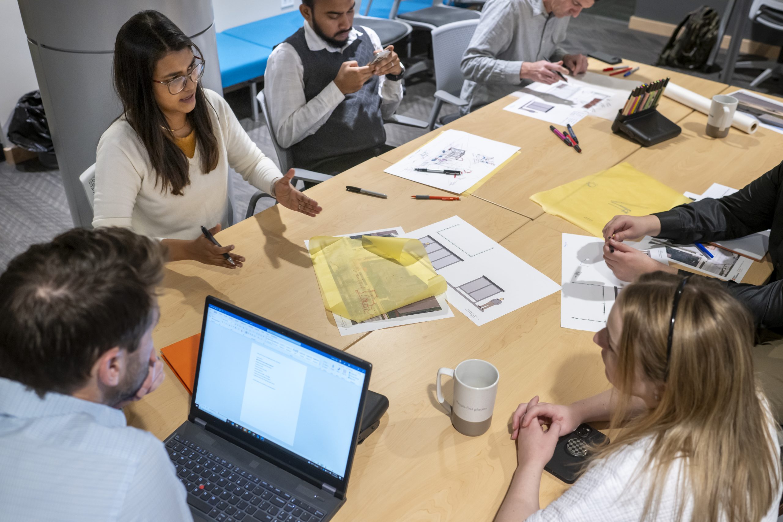 Team Meets on Architecture Design