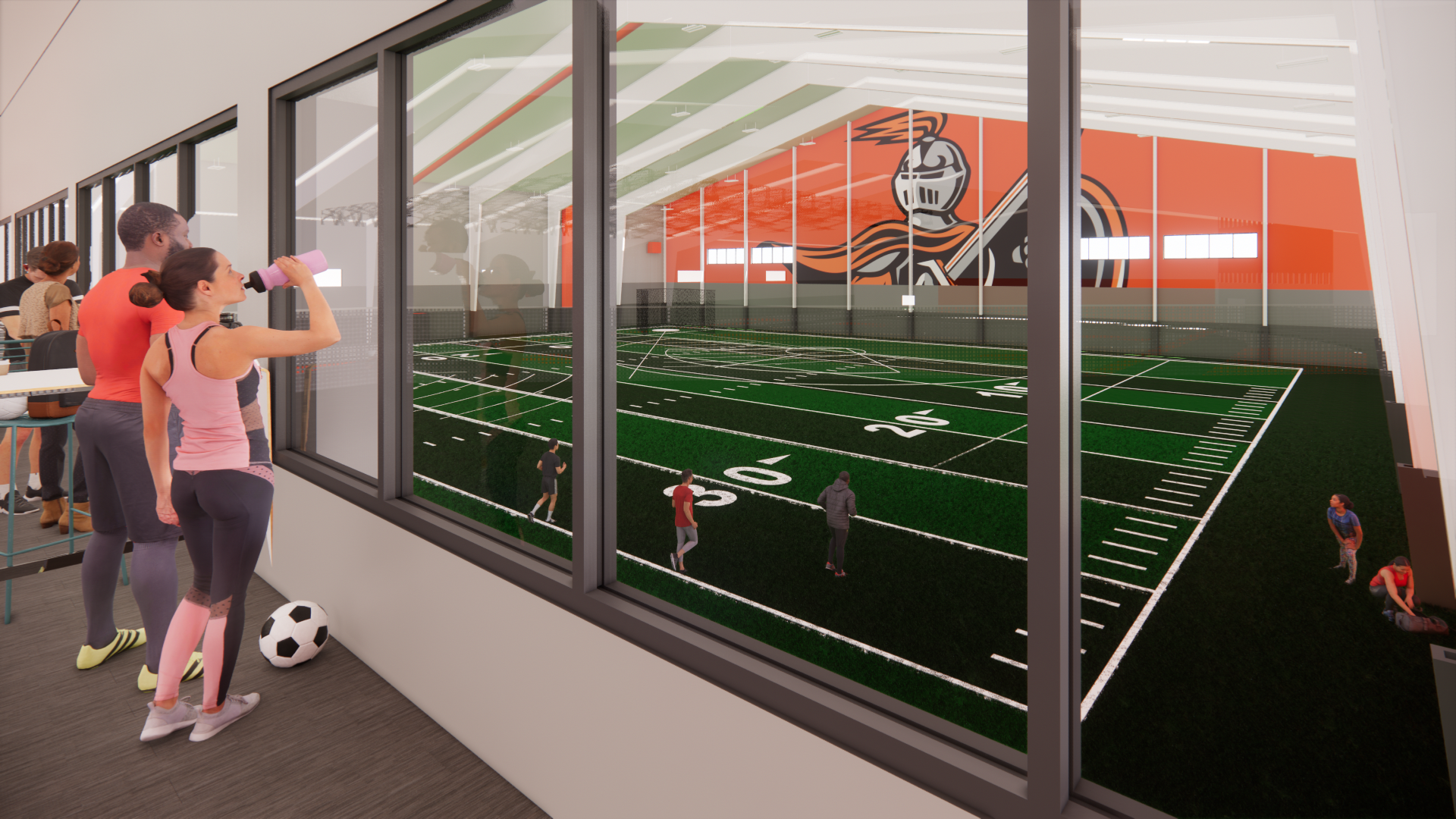 Heidelberg University Frann's Fieldhouse Overlook Rendering