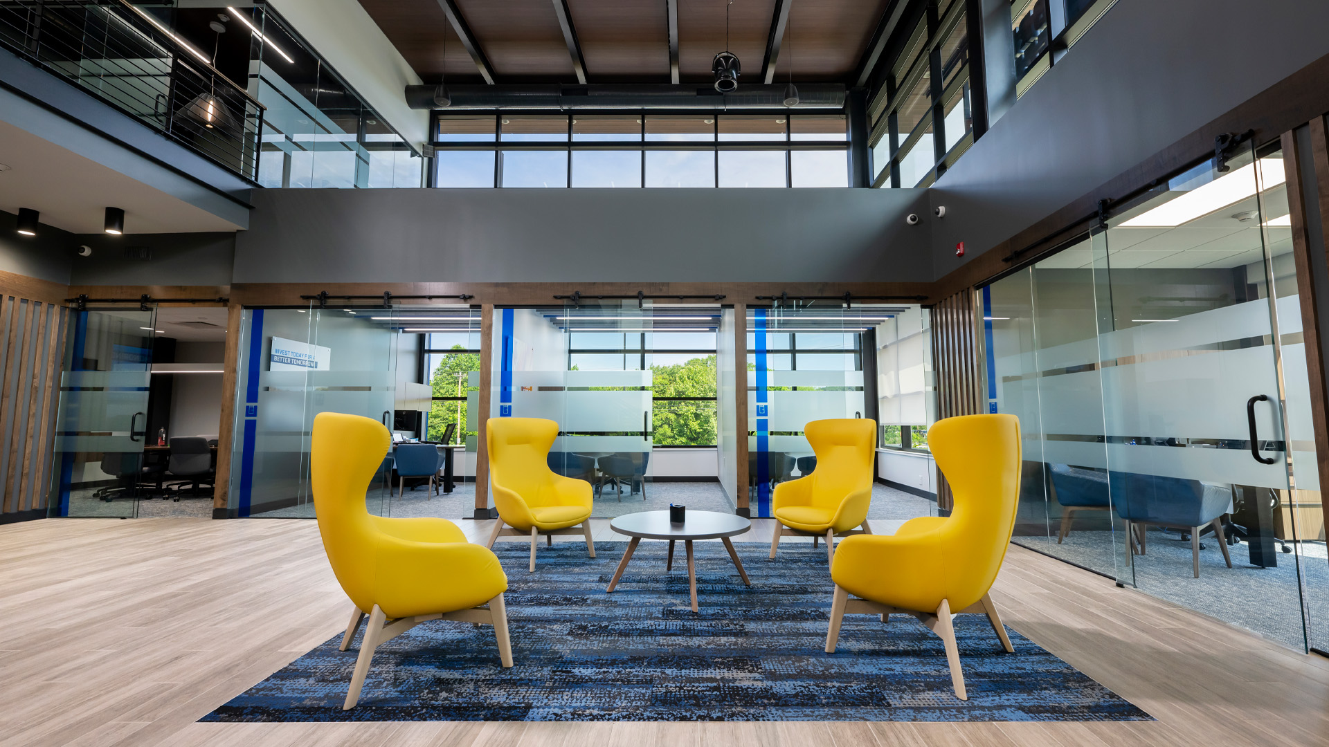 ORNL Federal Credit Union Middlebrook Branch Lobby Seating Area