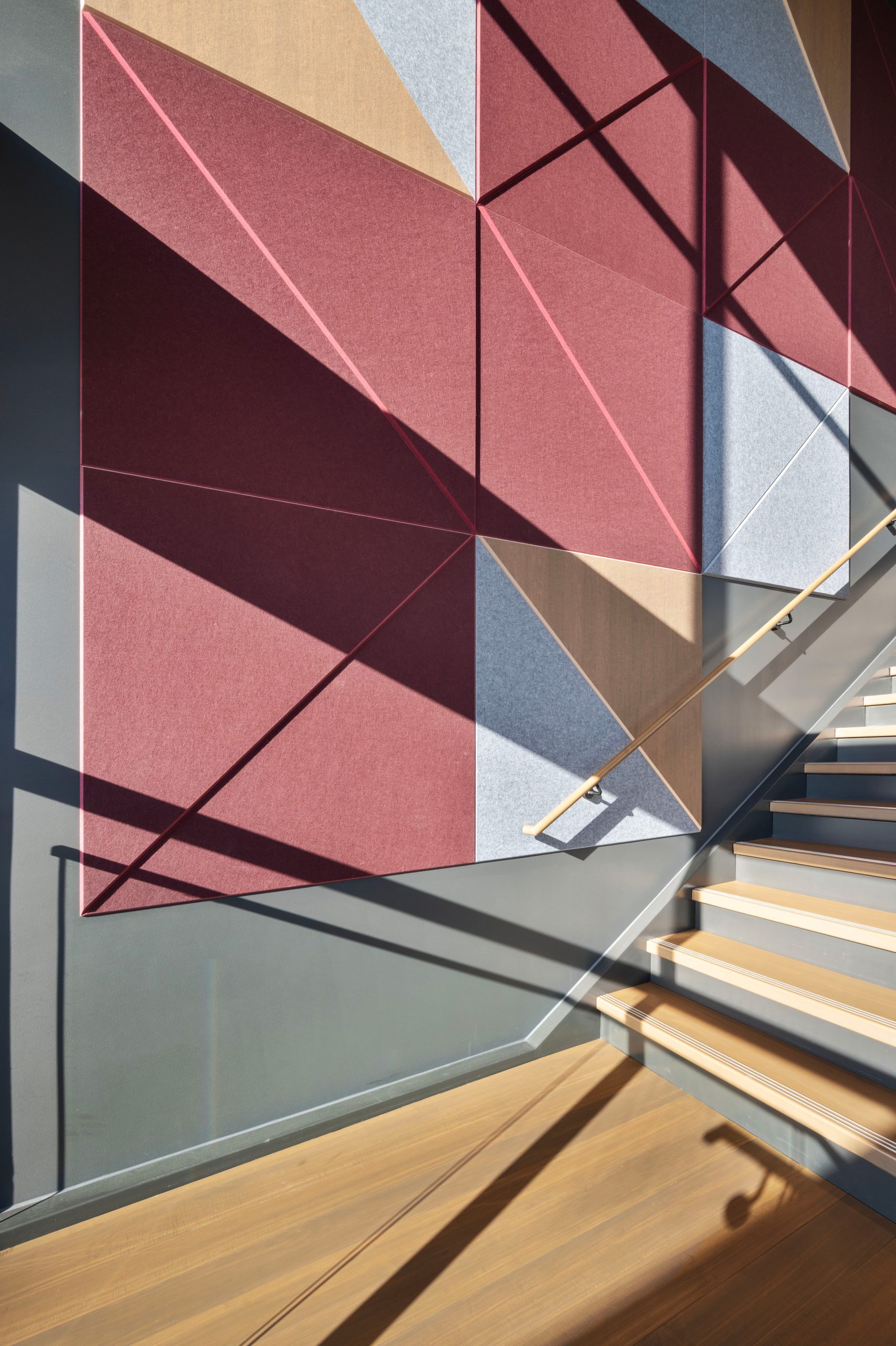 Bippus State Bank - Community Hub Stairwell
