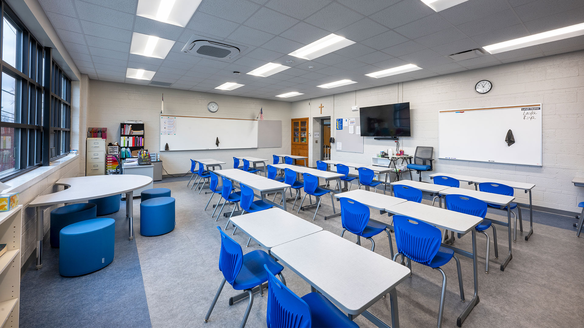 Elementary school classroom