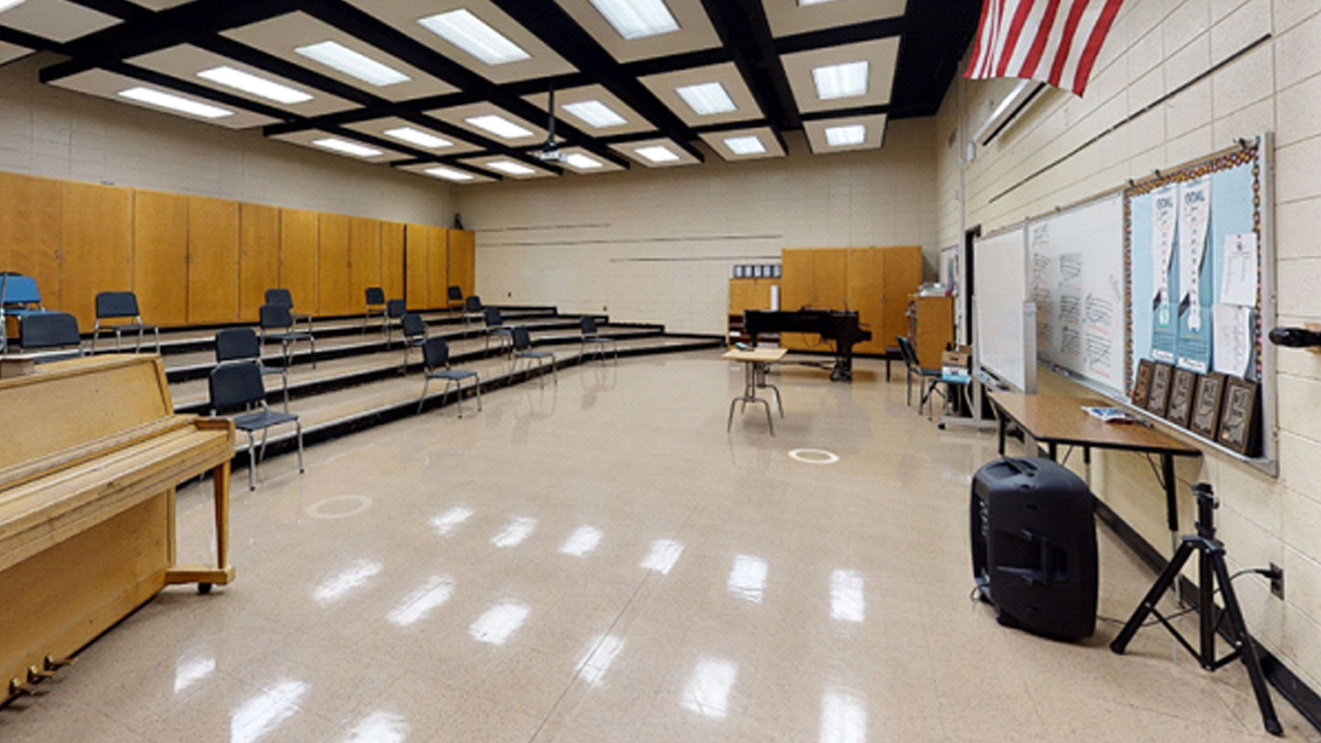 Wayne High School Band Room Before