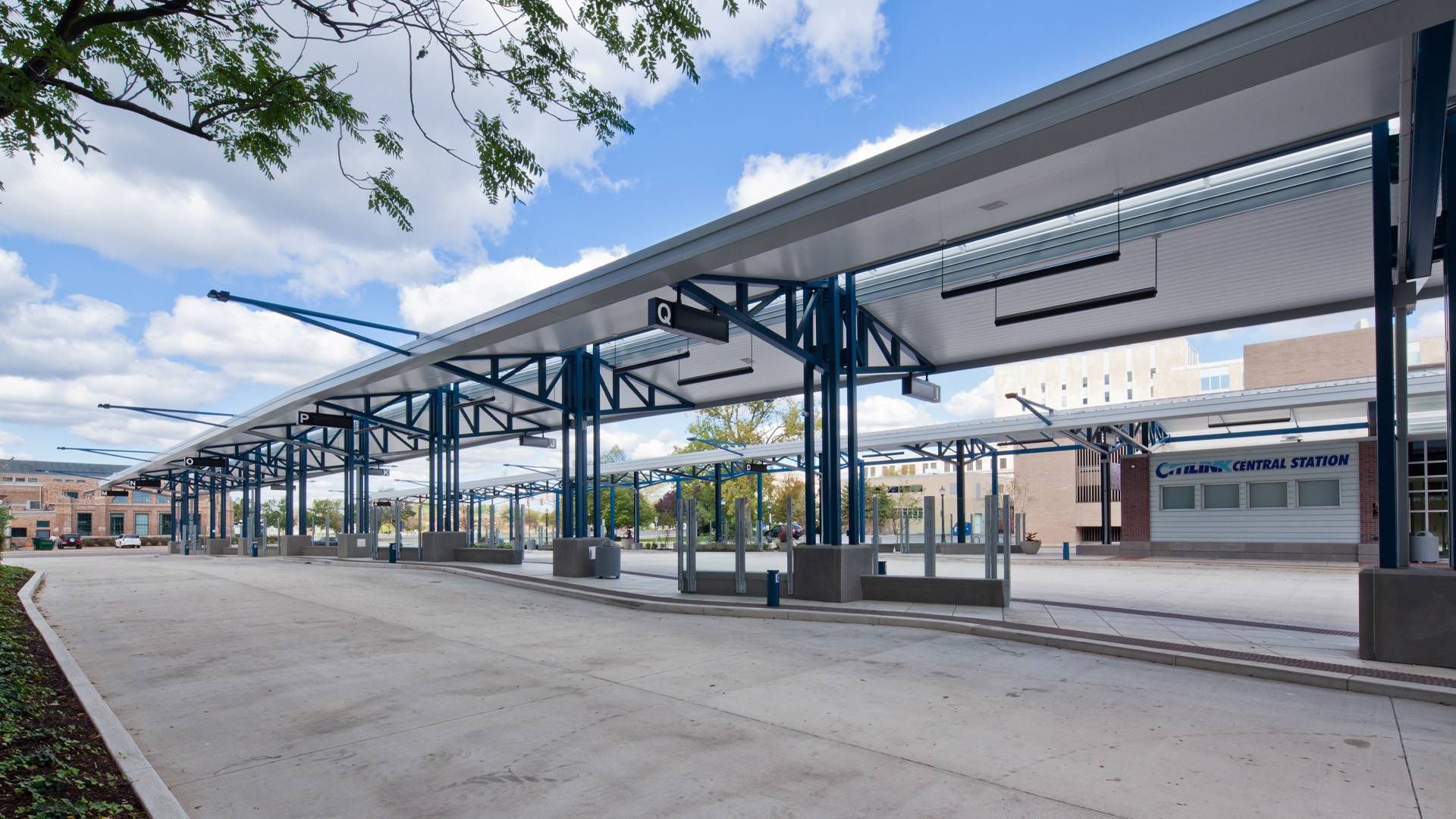 Citilink bus stop building.