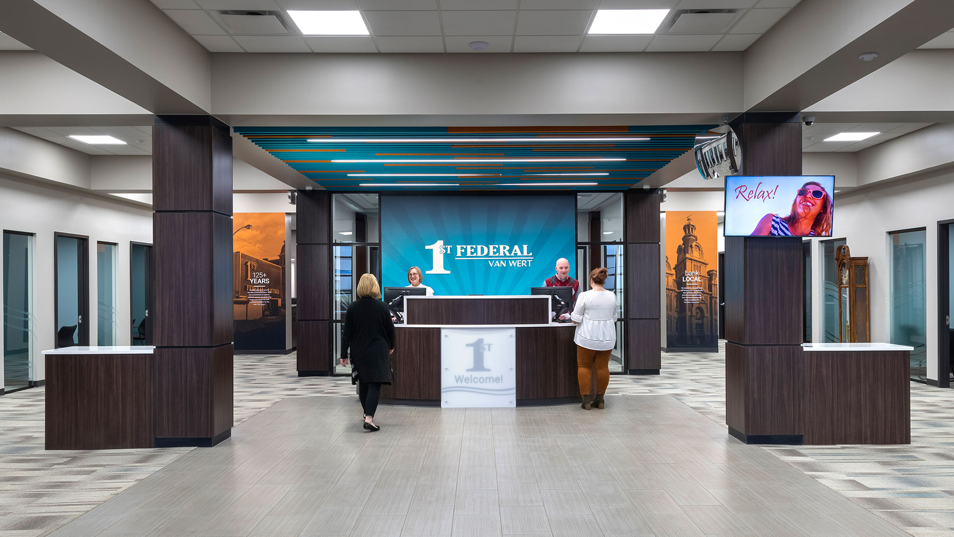 First Federal Bank Van Wert Lobby