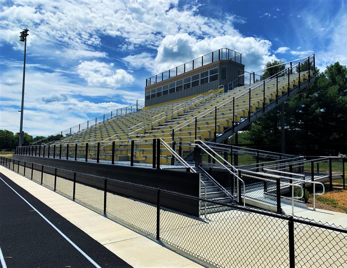 Manchester University - Football Field and Track Bleachers