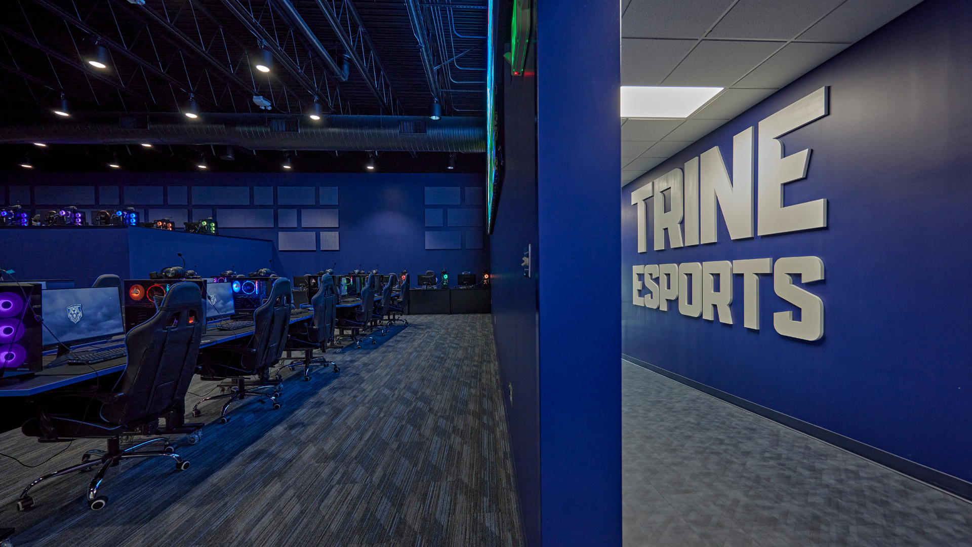 Trine University eSports Arena Entrance