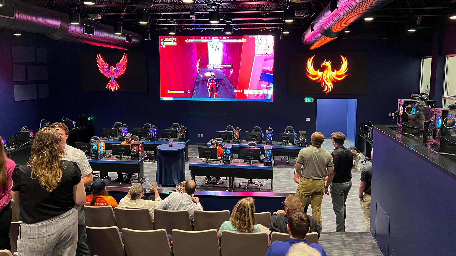 Trine University eSports Arena Spectators