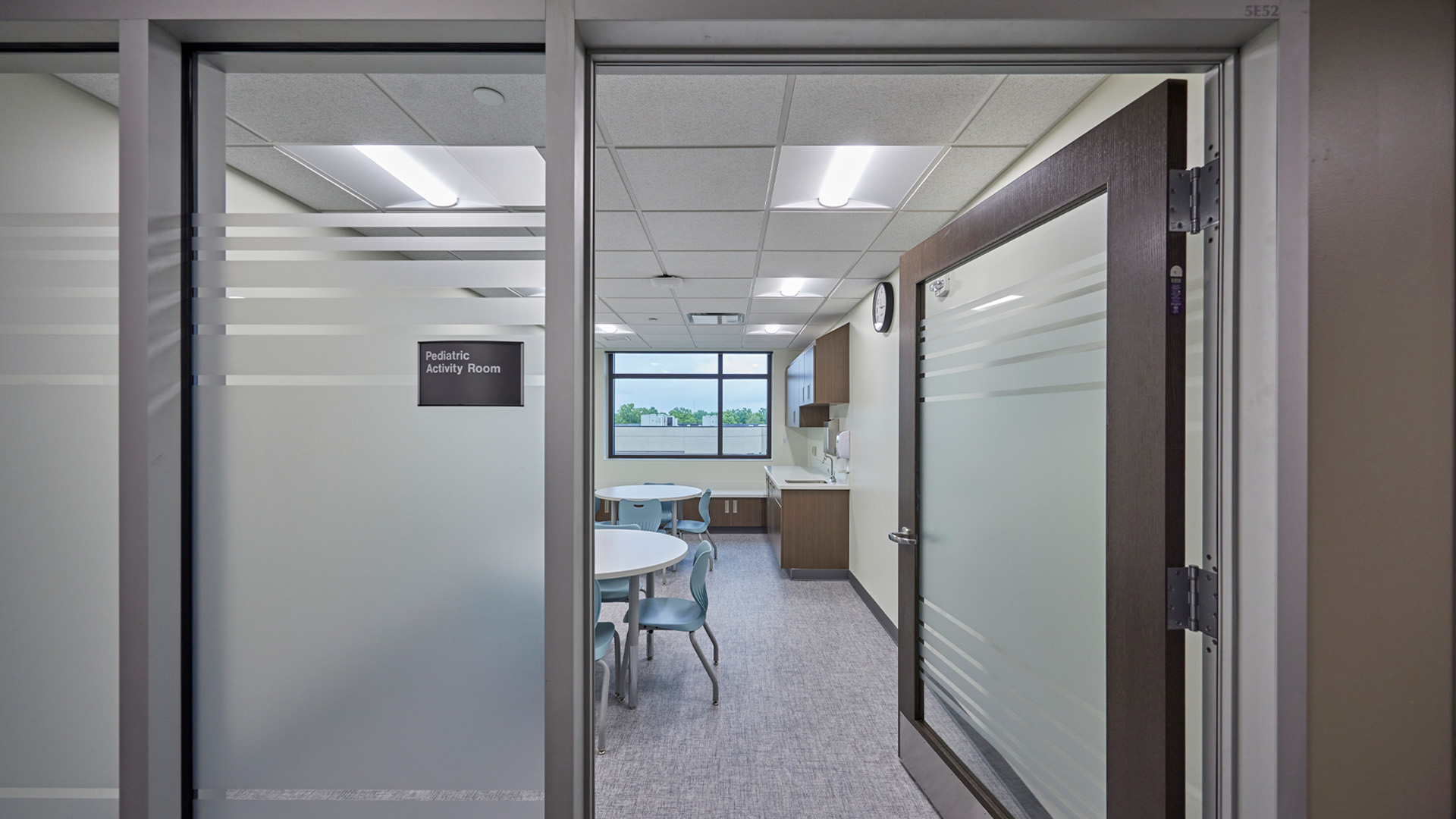 Pediatric unit activity room.
