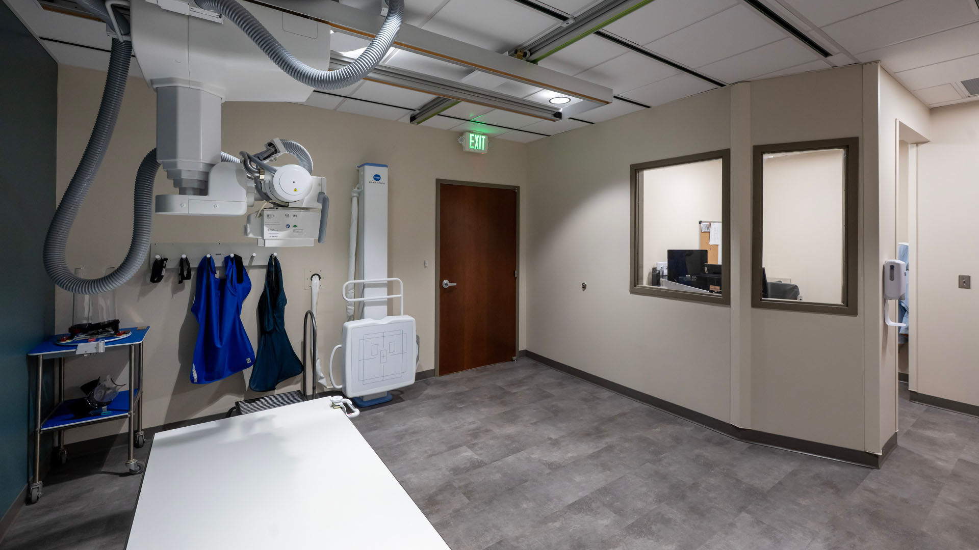 Exam room at Parkview Physicians Group Marion Clinic.