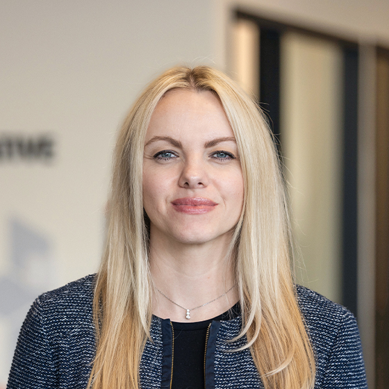 Design Collaborative Senior Interior Designer Monika Medonaite's headshot.