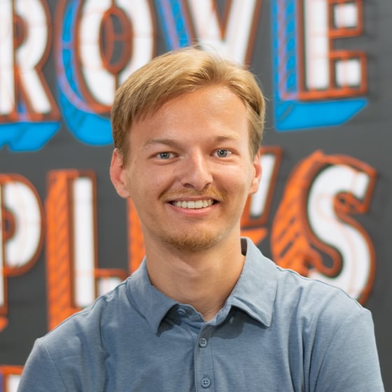 Design Collaborative Mechanical Engineer Jonathan Wheeler's headshot.